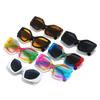 Nueva moda poligonal, gafas de sol europeas y americanas, gafas de sol personalizadas para fiestas transfronterizas, gafas para actuaciones en el escenario