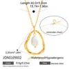 Estilo Silencioso, Elegante y Elegante Accesorios de Collar de Perlas de Agua Dulce de Acero Inoxidable 18K Diseño de Joyería para Mujer Joyería Transfronteriza