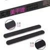 Tira de Frustración de Doble Cara para Uñas Rojo y Negro Tira de Exfoliación para Manicura de Uñas de Frustración Un Lado Grueso y Otro Lado Fino Herramienta de Manicura