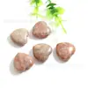 Venta al por mayor del fabricante Adornos de Corazón de Melocotón No Porosos de 25 mm Se Pueden Perforar Regalos del Día de San Valentín Piezas con Mango de Corazón Joyería con Forma de Corazón