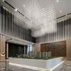 Iluminação Estrela do Céu para Bebê Cubo de Luz LED Lustre para Lobby de Hotel Departamento de Vendas Iluminação de Mesa de Areia Iluminação para Engenharia de Fabricação de Shopping Centers