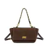 Bolsa de Ombro Retro com Corrente Transfronteiriça para Mulheres 2025 Nova Tendência Outono e Inverno Versátil Casual Bolsa de Ombro Bolsa Transversal para o Dia a Dia