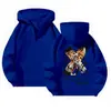 Sudadera con capucha de marca de moda Diseño X Estampado de letras Sudadera sin capucha Sudadera con capucha y media cremallera de tigre Chaqueta americana