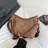Bolsa Retrô para o Dia a Dia 2026 Nova Bolsa de Ombro Transversal Feminina de Luxo Leve Moda Bolsa Tote Casual Tendência