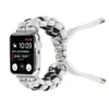 Adecuado para Apple Apple Watch1/2/3/4/5/6 cuerda de paraguas color floral a juego elástico correa exterior de ocio