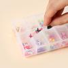 Caja de Almacenamiento para Cuentas con Divisores, Caja Transparente para Pintura Diamante DIY y Cuentas Pequeñas con Tapa, Caja de Accesorios para Manualidades de Joyería, Gran Capacidad