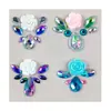 Pegatinas de Diamantes para Cejas Transfronterizas Diamantes Faciales Fiesta Navideña Americana Pegatinas de Pedrería Arcoíris Maquillaje de Ojos Maquillaje de Escenario Pegatinas de Tatuaje Diamantes