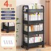 Carrito Librero Estante de Almacenamiento Acero Inoxidable Estante de Almacenamiento Móvil Piso Snack Estante de Almacenamiento Multicapa Escritorio Producto Nuevo