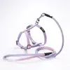 Set de correa para gato en forma de I con degradado, ajustable, anti-escape, seguro para uso en exteriores, disponible para venta al por mayor