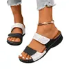Zapatos de mujer en stock en Amazon 2025 nuevo estilo romano sandalias tejidas para mujer para comercio exterior y uso en exteriores