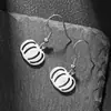Pendientes Transfronterizos Europeos y Americanos Nuevos de Acción de Gracias Otoño Hoja de Arce Pastel de Calabaza Piña Acero Inoxidable Moda Pendientes Colgantes