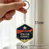 Pingente Acrílico Dia do Exército 1º de Agosto, Chaveiro Camuflado Estilo Chinês, Fonte Atacadista para Vendedores de Rua, Ornamento Comemorativo Patriótico, Pequeno Presente