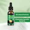 Solución Transfronteriza de 7 Días para Reparación de Uñas con Esencia de Jengibre para Reparar Uñas Grises, Nutrir el Perímetro de las Uñas y Proporcionar Cuidado General para Manos y Pies, 30 ml