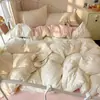 Roupa de Cama Classe A para Maternidade e Bebês Capa de Edredom Individual Algodão Fofo de Camada Dupla Estilo Ins Capa de Edredom para Dormir sem Roupas Capa de Edredom para Dormitório Estudantil