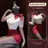 Yimengyao Lencería Sexy Uniforme de Azafata Sexy para Mujer Atractivo Conjunto de Secretaria Juego de Rol Atractivo Conjunto Profesional Sexy