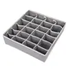 Caja de almacenamiento para ropa interior color rosa beige de cuatro piezas caja de almacenamiento de tela para calcetines caja de almacenamiento para sujetadores 6 compartimentos 7 compartimentos 8 compartimentos 2