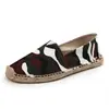 Verão Novo Sapatos Tecidos de Palha Masculinos e Femininos Sapatos de Pescador com Corda de Cânhamo Lona Respirável Casual Slip-on Sapatos Preguiçosos Sapatos de Linho