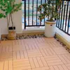 Piso Plástico Intertravado para Exterior Novo Modelo Tapete para Varanda Piso para Terraço Externo Pátio Autoportante Piso para Jardim à Prova de Umidade