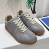 Nuevas Zapatillas de Entrenamiento Margiela 2025, Tendencia Piel de Vaca Retro Cuero Genuino Suave Nicho Forrest Gump Zapatillas de Entrenamiento MM*6 para Hombres