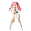 Traje de Cosplay de Novo Grupo K-Pop Caçador de Demônios Transfronteiriço, Traje de Palco Preto e Dourado para Meninas, Traje de Palco Lumi Zoe Mila