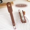 Pente de cabelo fofo de urso de desenho animado, porquinho da índia, pente dobrável portátil, dormitório estudantil, dentes macios, pente de cabelo, pente de plástico