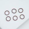 8/10/12mm anel de ferro pintado de cor anel aberto anel de conexão acessórios DIY material para chaveiro pulseira