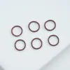 Anel de Conexão de Ferro Pintado Colorido de Único Laço/Laço Aberto 8/10/12mm Acessórios DIY Material para Chaveiro/Pulseira