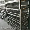 Rack à Prova de Umidade de Aço Inoxidável para Arroz e Macarrão Prateleira Comercial Prateleira de Armazenamento Camada Única Suporte para Farinha de Chão Prateleira de Chão para Cantina