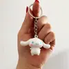 Chaveiro de corda trançada atacado pingente de mochila cartoon kulomi chaveiro fofo melody Pudding Dog presente