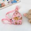 Bolso infantil súper lindo y popular de Internet, bolso de pecho pequeño con dibujo de carpincho para niñas, bolso bandolera estampado para bebés.