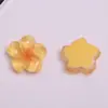 Frangipani de Dibujos Animados Colorido Pegamento en Crema Hecho a Mano DIY Accesorios para el Cabello Pasador Funda para Teléfono Móvil Parche Imán para Refrigerador Accesorios de Joyería