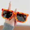Nuevas gafas de mosaico, gafas de sol secundarias, gafas de sol de píxeles con personalidad de mi mundo, venta directa de fábrica