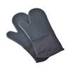 [Silicona de panal 300 C] nuevos guantes de aislamiento térmico para horno microondas alta temperatura Negro un par de embalaje