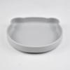 Vajilla Infantil Transfronteriza Plato para Bebé Silicona de Grado Alimenticio Tazón para Comida de Bebé con Ventosa Resistente a Altas Temperaturas Plato Anticaída