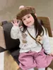 Conjunto Otoñal para Niñas Weimu Nuevo Elegante Dibujos Animados Dopamina Ropa de Otoño/Invierno para Niños Ropa de Bebé Clase A