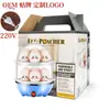 Mini Cozedor de Ovos Multifuncional Transfronteiriço, Desligamento Automático, Pequeno Cozedor de Ovos Doméstico para Cozinhar Ovos no Vapor e Pudim de Ovos