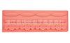 Molde de Decoración de Pastel de Encaje Ondulado Molde de Chocolate para Voltear Dulces Decoración Herramienta H1810 Molde Molde para Pastel