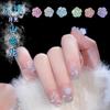 Moonlight 6mm Camelia Adornos para Manicura Adornos de Manicura Taladro de Manicura Venta al por Mayor Adornos Penetrantes de Hielo Venta al por Mayor Resina 8