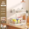 Estante de almacenamiento para gabinete de baño debajo del lavabo, estante para gabinete de lavabo, caja de almacenamiento para gabinete de cocina, canasta extraíble