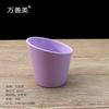 Melamina color diagonal tazón chafing dish tazón pequeño cubo para alimentos tazón para salsa tazón de plástico comercial autoservicio verduras verdes lechuga cubo