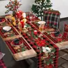 Conjunto de Toalha de Mesa Novo Transfronteiriço Decoração de Mesa para Feriado de Natal Conjunto de Bandeira de Mesa Jogos Americanos Bandeira de Mesa 2026 Amazon