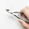 Cortacutículas Transfronterizo Especial para Salón de Uñas Corte Fácil Cortacutículas Pulido Espejo Cabeza Grande Eliminar Cutícula Callo Padrastro Tijeras para Cutícula