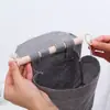 Bolsa de Almacenamiento Colgante Impermeable de Algodón y Lino para Detrás de la Puerta, Bolsillo Colgante Multicapa, Bolsa de Almacenamiento Tridimensional de Pared