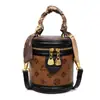 Bolsa Balde da Sorte Vintage da Moda Design de Nicho de Alta Qualidade para Mulheres 2025 Nova Bolsa de Mão Bolsa de Ombro Único Transversal