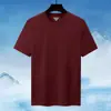 Camiseta de Resfriamento de Luxo 8 Cores 230g para Verão, Algodão Liso para Adultos com Gola Canelada nas Costas, Manga Curta com Ombro Regular Unissex