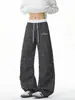 Colección Otoño 2026: Pantalones de pierna curva con bloques de color de estrella y cuadros sin sombra en la pared, tallas M-5XL, HK261087-Especial P34