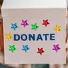 54 Pegatinas/Hoja Pegatinas de Estrella Holográfica 6 Colores Láser Smiley Estrella de Cinco Puntas Recompensa para Niños Pegatinas de Dibujos Animados
