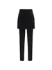 Leggings Femininos Falsos de Duas Peças 2026 Novo Modelo para Usar por Cima, Calças Finas Slim Fit para Primavera e Outono, Tamanho Grande para Mulheres Plus Size, Calças-Saia Emagrecedoras e que Moldam o Quadril