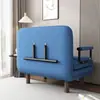 Sofá cama plegable de doble uso para salas de estar pequeñas, sillón sofá individual de tela, cama para siesta, cama multifuncional para balcón perezoso