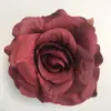 Lã Phoenix Cabeça de Rosa Flor Artificial Artesanato DIY Feito à Mão Guirlanda Corsage de Casamento Grampo de Cabelo Adorno de Cabeça com Flores Flor Artificial